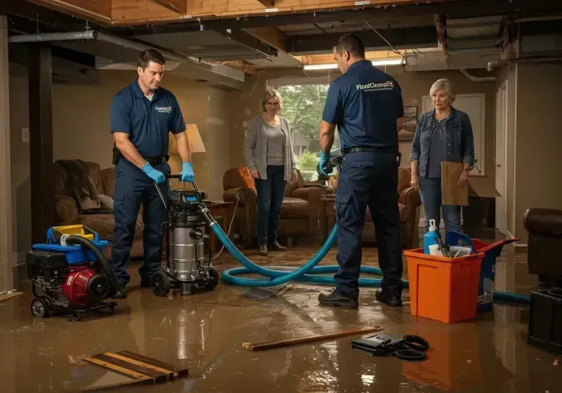 Basement Water Extraction and Removal Techniques process in Ashland, KS